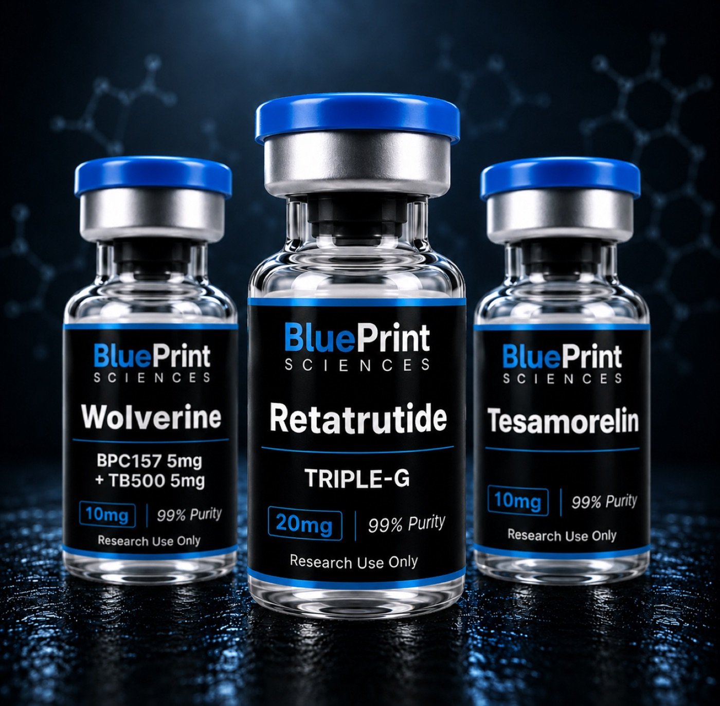 Blueprint Sciences research peptide vials